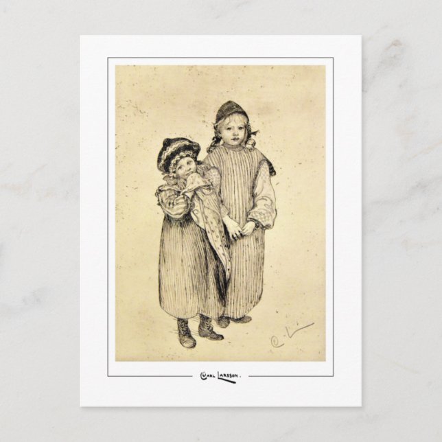 Carl Larsson #190 - Finkonst Postkort Vykort (Framsida)