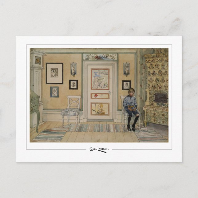 Carl Larsson #277 - Finkonst vykort (Framsida)