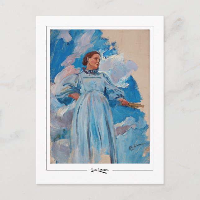 Carl Larsson #2 - vykort för konst (Framsida)