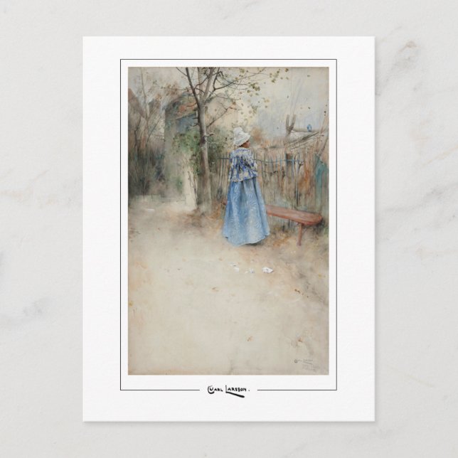 Carl Larsson #304 - Fine Art Postcard Vykort (Framsida)