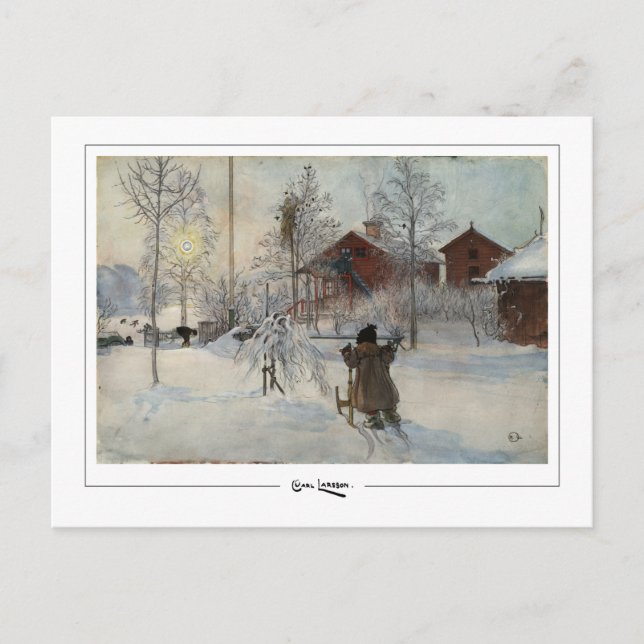Carl Larsson #378 - Fine Art Postcard Vykort (Framsida)