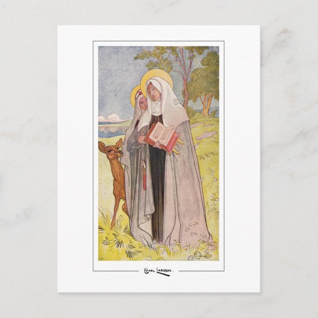 Carl Larsson #423 - Finkonst Postkort Vykort (Framsida)