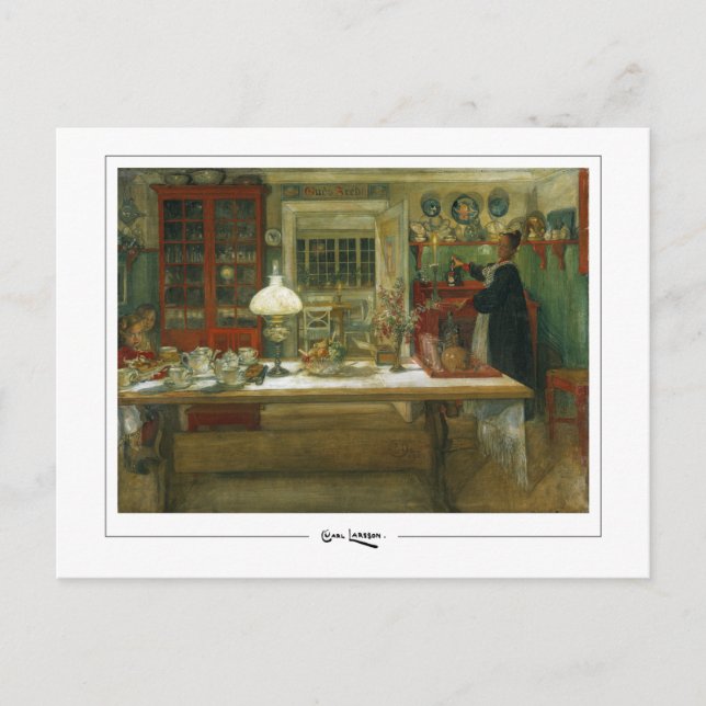 Carl Larsson #78 - Finkonst vykort (Framsida)