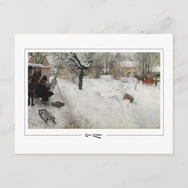 Carl Larsson #88 - Finkonst Postkort Vykort (Framsida)