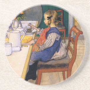 Carl Larsson A Late Risers Miserable Breakfast Underlägg