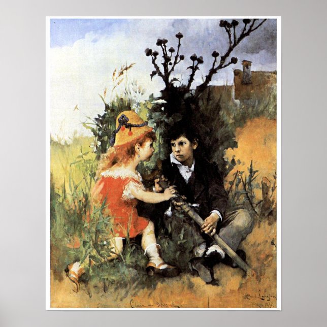 Carl Larsson artwork, Clair Obscur,  Poster (Framsidan)