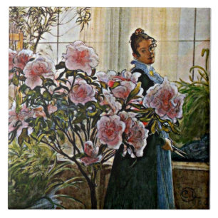 Carl Larsson - Azalea Kakelplatta