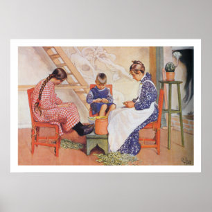Carl Larsson besköt de ärtakonsttrycket Poster