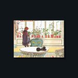 Carl Larsson - Blommor på Windows Sill Canvastryck<br><div class="desc">Carl Larsson - Blommor på Windows Sill</div>