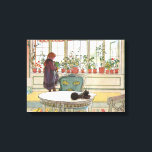 Carl Larsson - Blommor på Windows Sill Canvastryck<br><div class="desc">Carl Larsson - Blommor på Windows Sill</div>