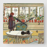 Carl Larsson - Blommor på Windows sill