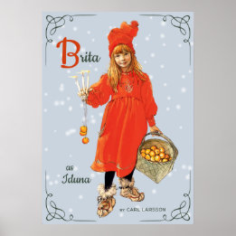 Carl Larsson Brita som Iduna 1901 CC0416 Poster