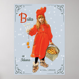 Carl Larsson Brita som Iduna 1901 CC0416 Poster