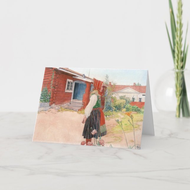 Carl Larsson det Falun hemmet Kort (Framsida)