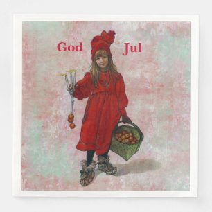 Carl Larsson Gud Jul Pappersservett