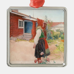 Carl Larsson Hemma Falun Julgransprydnad Metall