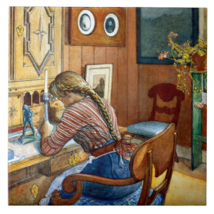 Carl Larsson - korrespondens Kakelplatta