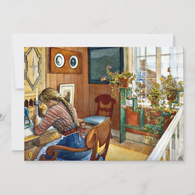Carl Larsson - korrespondens Kort (Framsida)