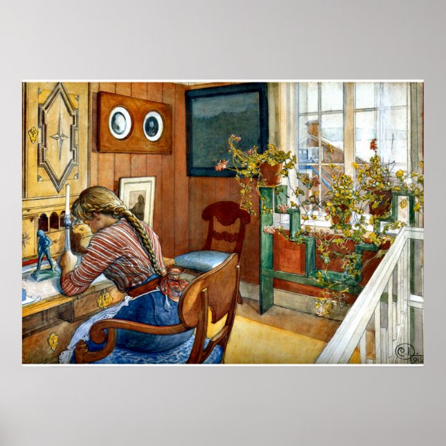 Carl Larsson - korrespondens Poster (Framsidan)