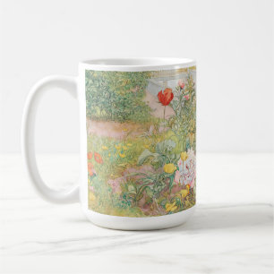 Carl Larsson - Lisbeth i Blomsterträdgården Kaffemugg