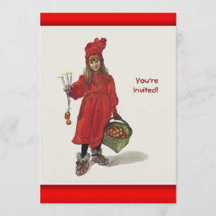 Carl Larsson lite svensk flicka: Brita som Iduna Inbjudningar