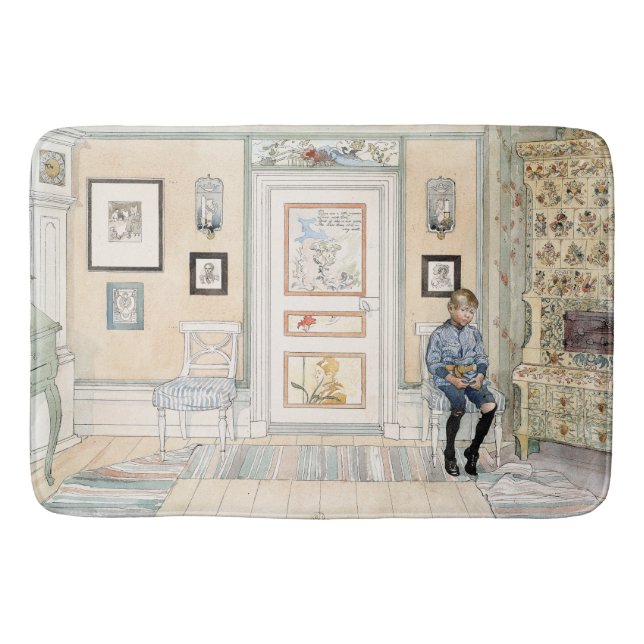 Carl Larsson Living Room Home Son Bath Mat Badrumsmatta (Framsidan)