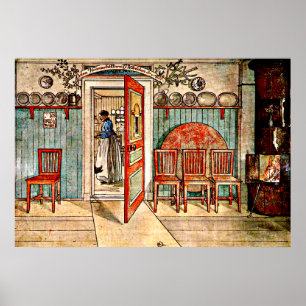 Carl Larsson-målning: Gamla Anna Poster