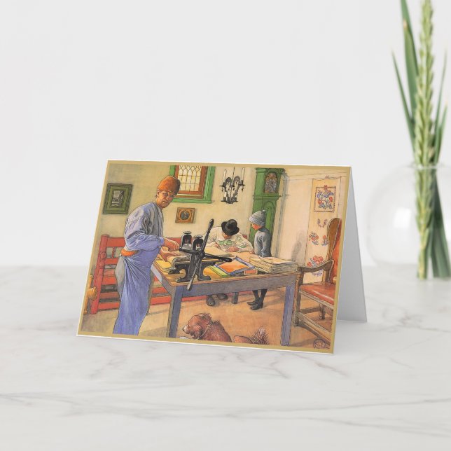 Carl Larsson-målning, My Acid Workshop Kort (Framsida)