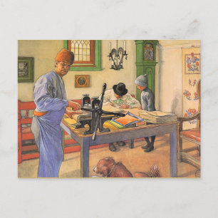 Carl Larsson-målning, My Acid Workshop Vykort