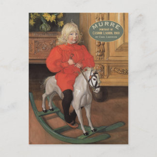 Carl Larsson Murre Boy om rockande häst CC1063 Vykort