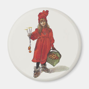 Carl Larsson Swedish DaughBrita as Iduna Magnet
