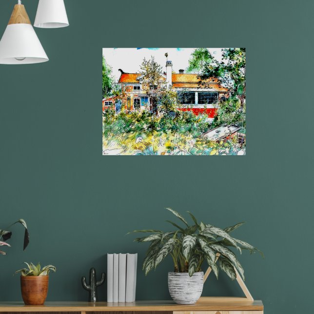 Carl Larsson - The Cottage Poster (Vardagsrum 1)