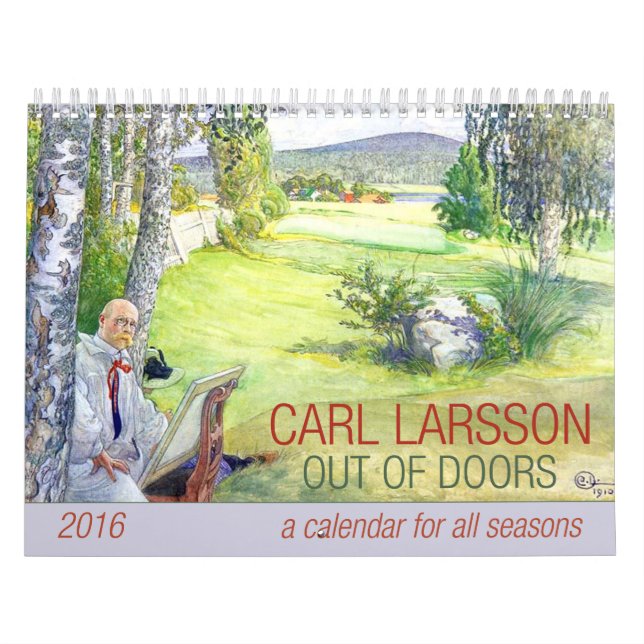 Carl Larsson ut ur kalender för dörrar 2016 (Omslag)