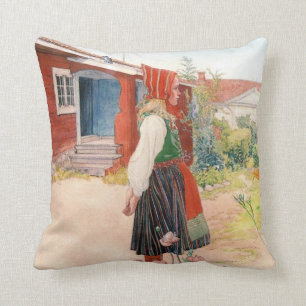 Carl Larsson Utanför Falun Home Swedish Kudde
