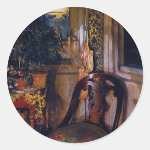Carl Larsson Vintage Leksaker Corner Runt Klistermärke