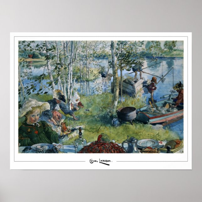 Carl Larsson Zedign Art Affisch #273 (Framsidan)