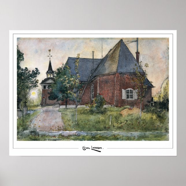 Carl Larsson Zedign Art Poster #194 (Framsidan)