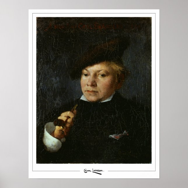 Carl Larsson Zedign Art Poster #326 (Framsidan)