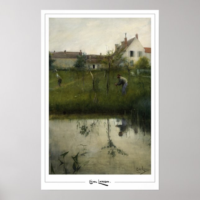 Carl Larsson Zedign Art Poster #350 (Framsidan)