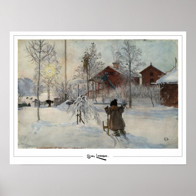 Carl Larsson Zedign Art Poster #378 (Framsidan)