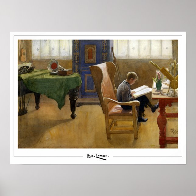 Carl Larsson Zedign Art Poster #384 (Framsidan)