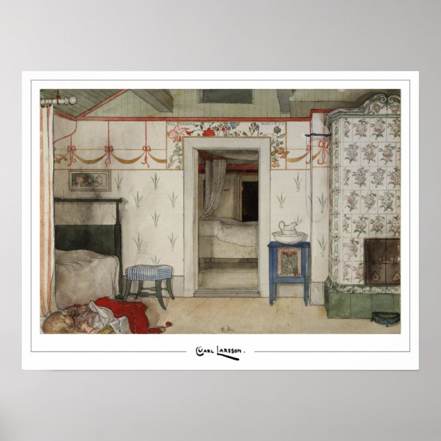 Carl Larsson Zedign Art Poster #393 (Framsidan)