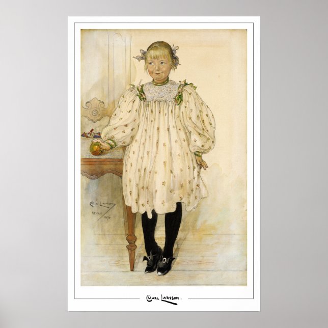 Carl Larsson Zedign Art Poster nr 107 (Framsidan)