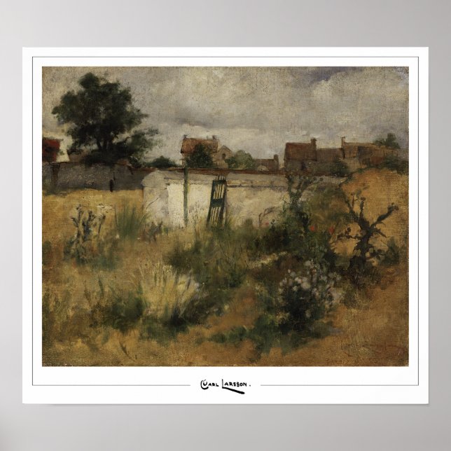 Carl Larsson Zedign Art Poster nr 14 (Framsidan)