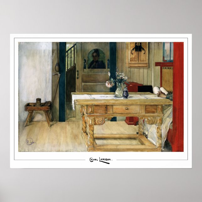 Carl Larsson Zedign Art Poster nr 155 (Framsidan)