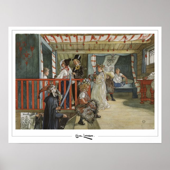 Carl Larsson Zedign konstaffisch #26 Poster (Framsidan)