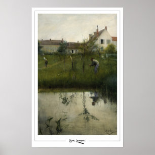 Carl Larsson Zedign Konstaffisch #350 Poster