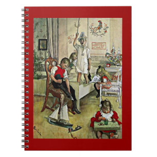 Carl Larssons konst: Julmorgon Anteckningsbok