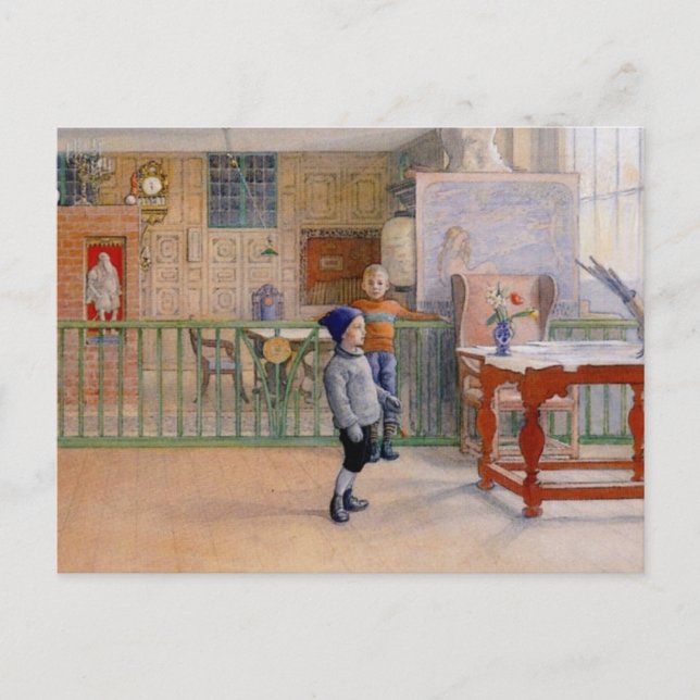 Carl Larssons Sunborn Studio Vykort (Framsida)