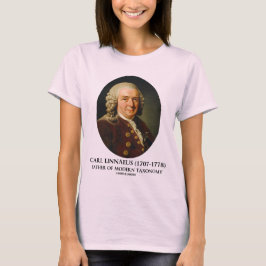 Carl Linnaeus far av modern Taxonomy Tee Shirt